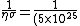 \frac{1}{\eta\sigma}=\frac{1}{(5\times 10^{25})(10\times 10^{-20})}=2\times 10^{-2} 10^{-5}=2\times 10^{-7}